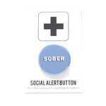 Word for Word Factory SOBER Pinback Button