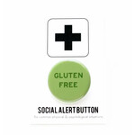 Word for Word Factory GLUTEN FREE Dietary Restriction Pinback Button