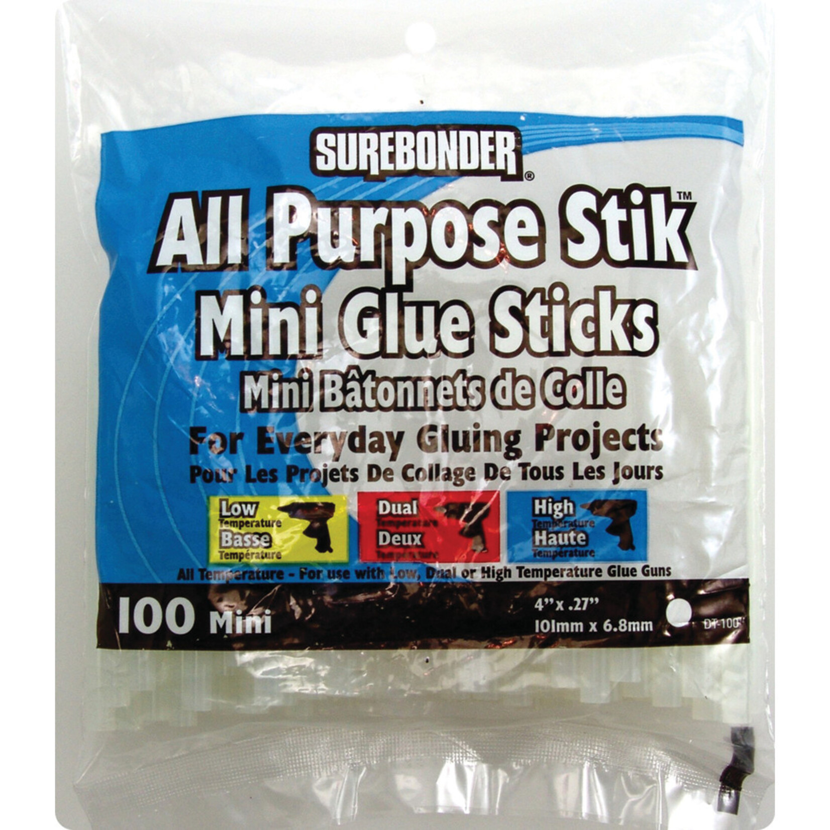 Surebonder Surebond All Temp Mini Glue Sticks, 4"