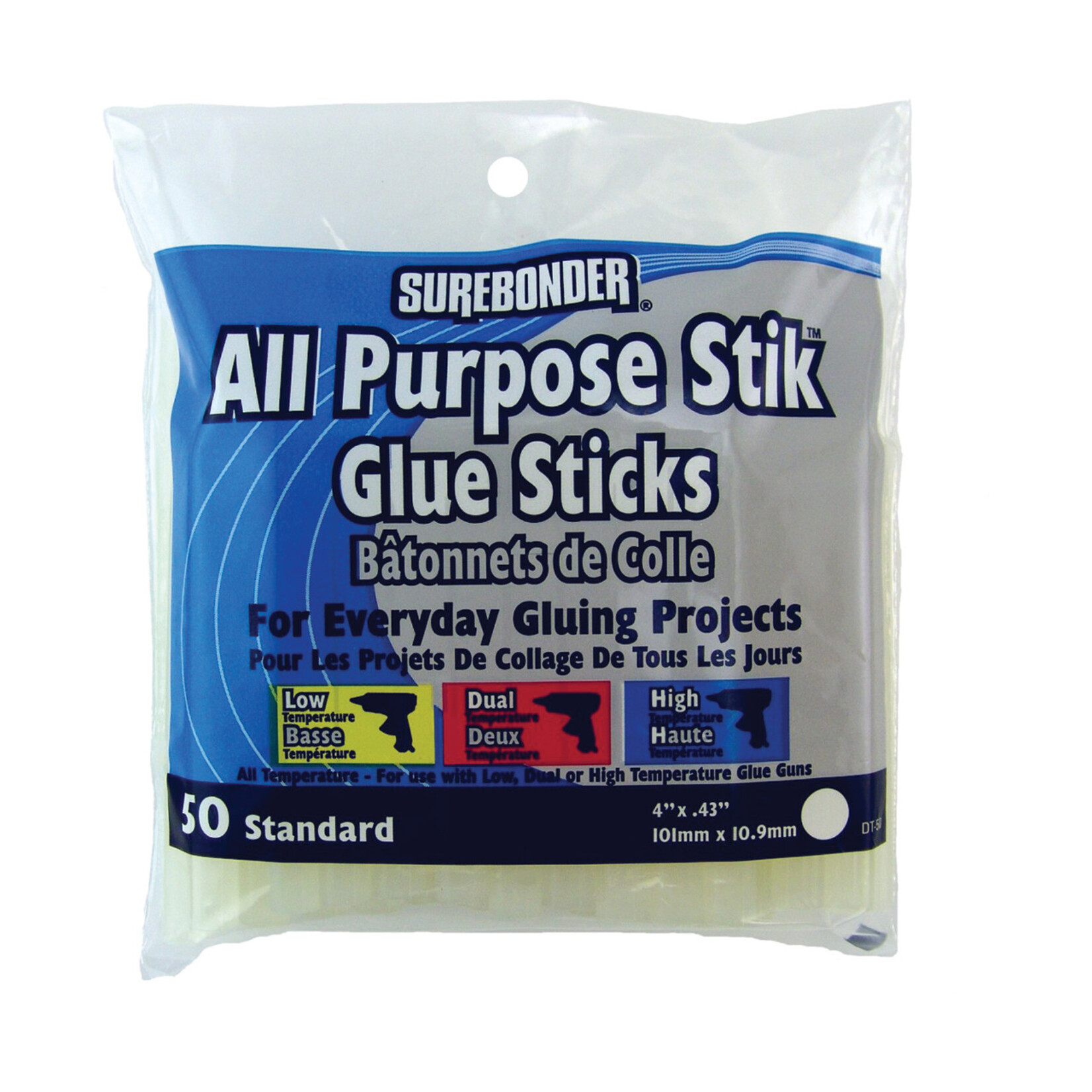 Surebonder Surebond All Temp Regular Glue Sticks, 4"