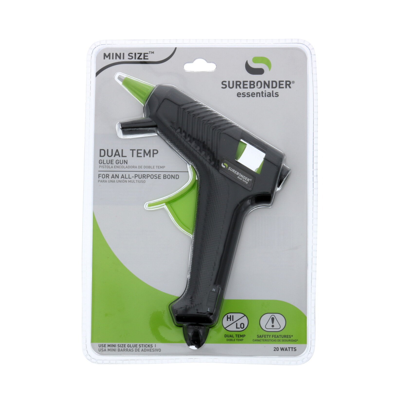 Surebonder SUREBONDER DUAL TEMPERATURE MINI HOT GLUE GUN