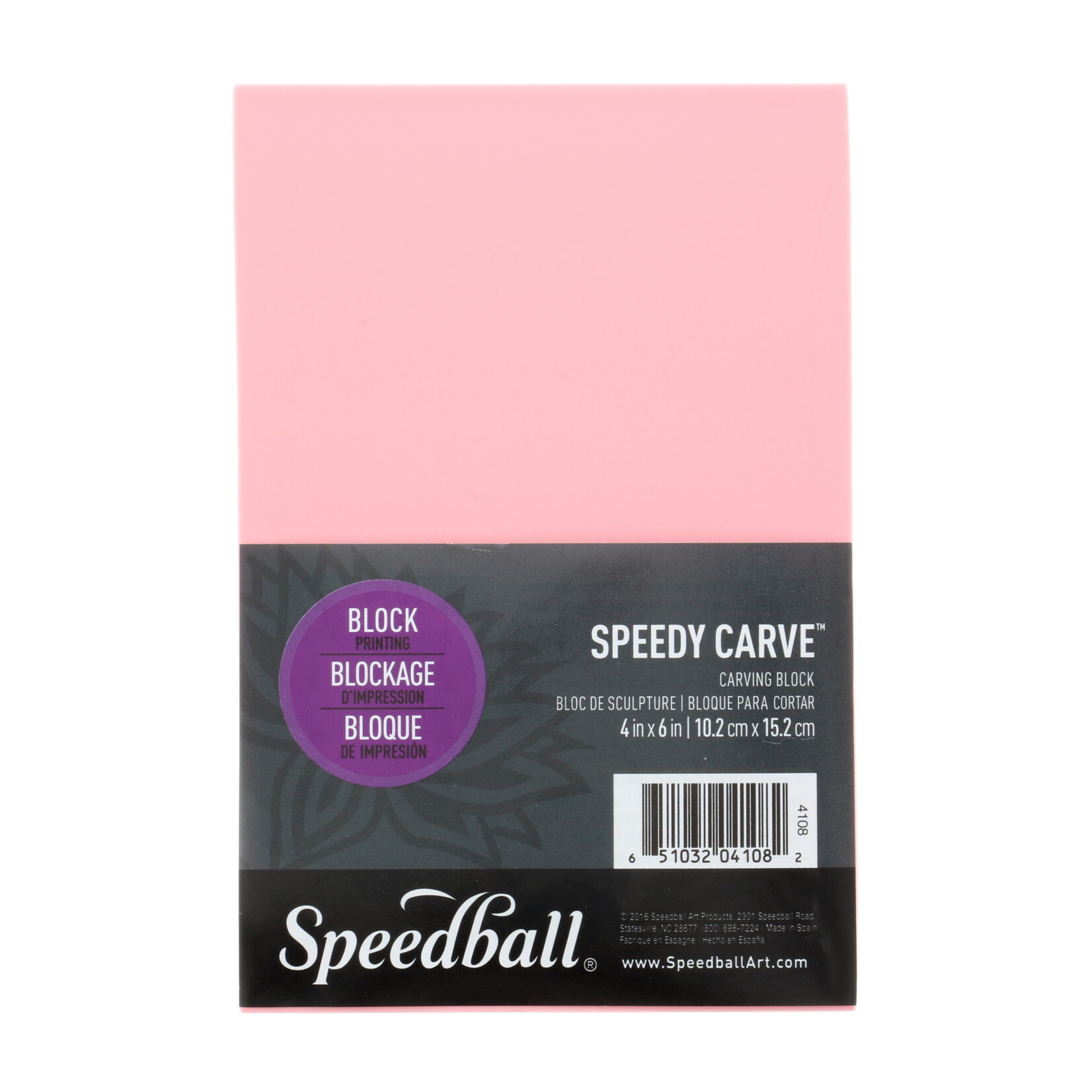 Speedball Speedball Speedy-Carve Pink Block