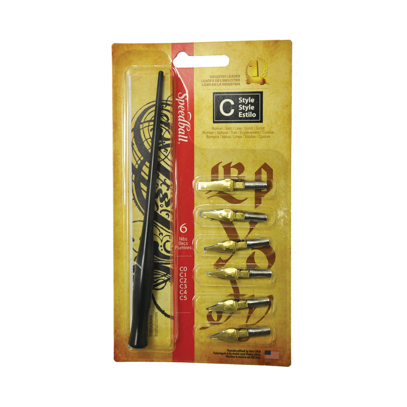 Speedball Speedball Carded Pen C Style Set