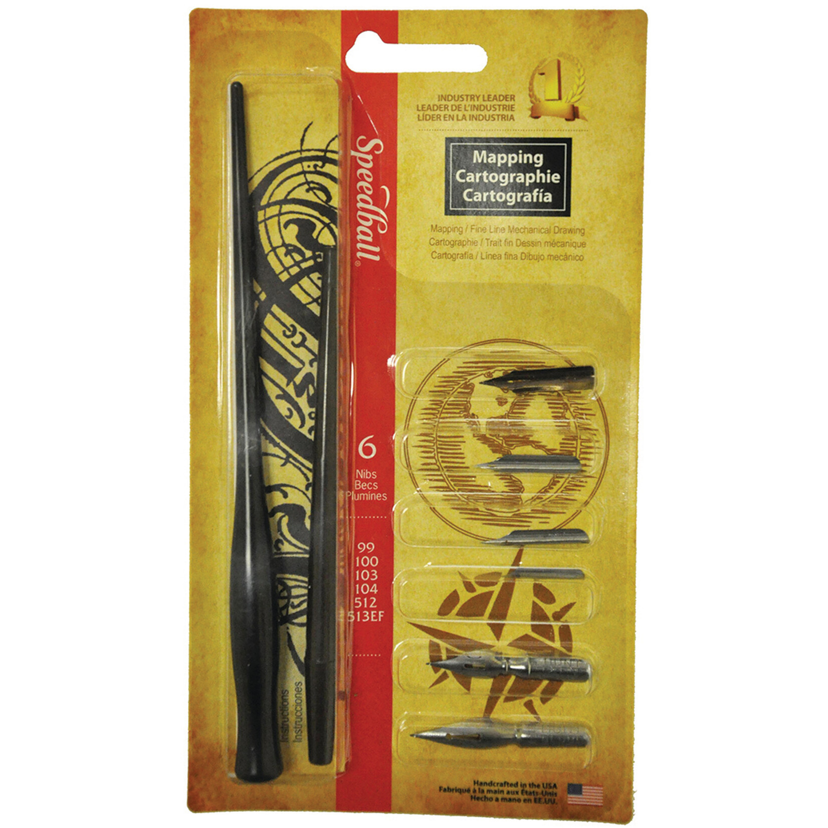 Speedball Speedball Carded Pen Mapping Set