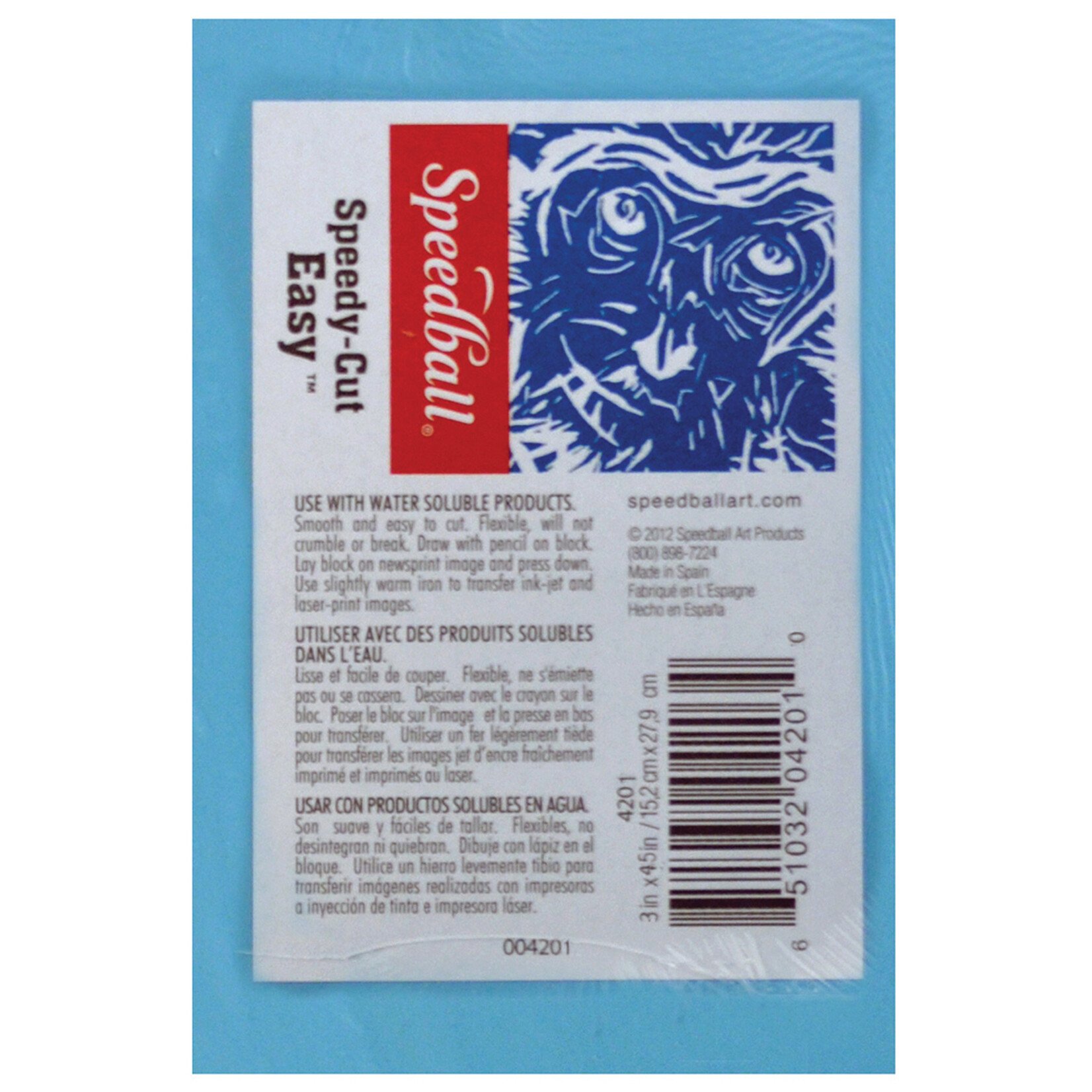 Speedball Speedball Speedy-Cut Blue Easy Block