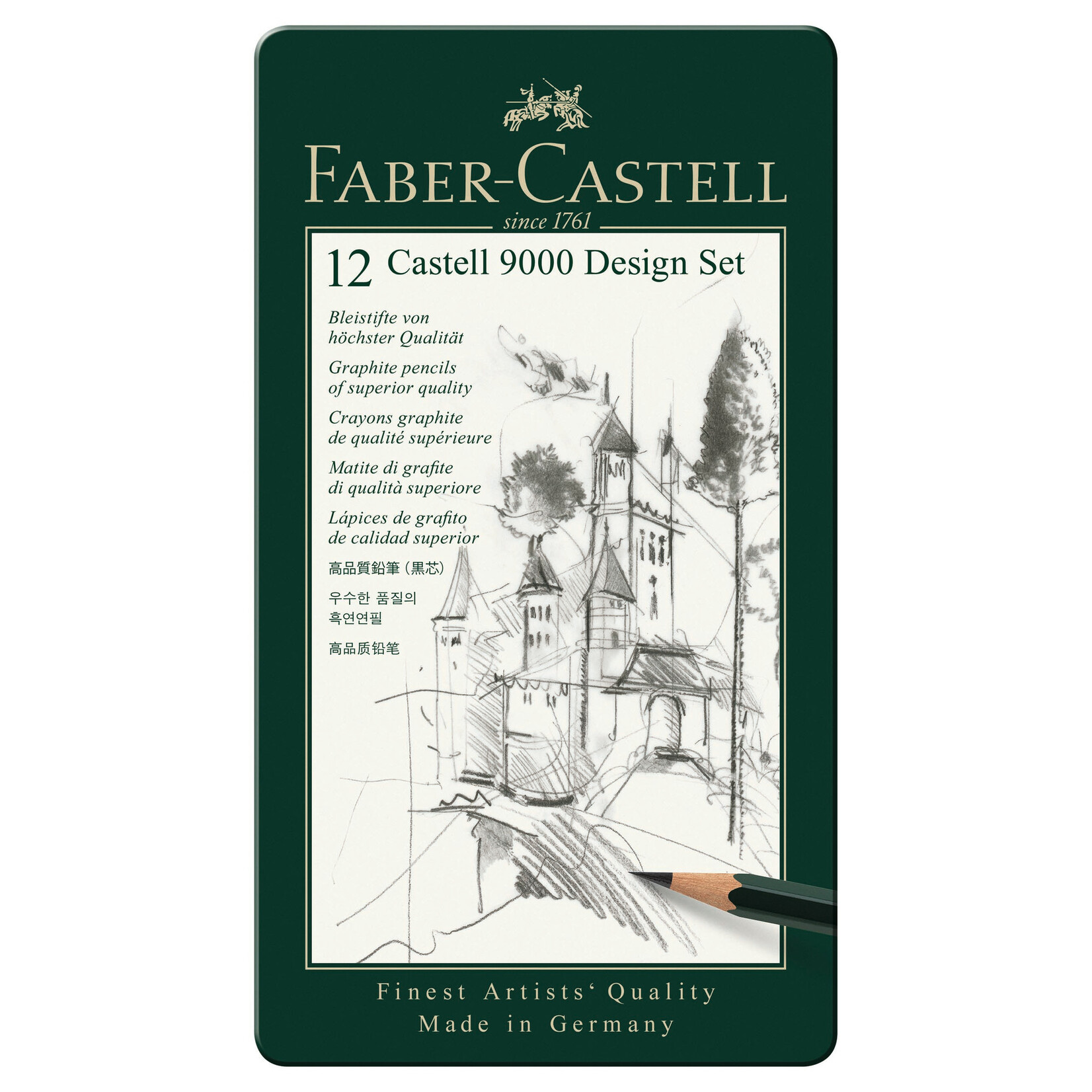 Faber-Castell Faber-Castell 9000 Pencil Tin Set