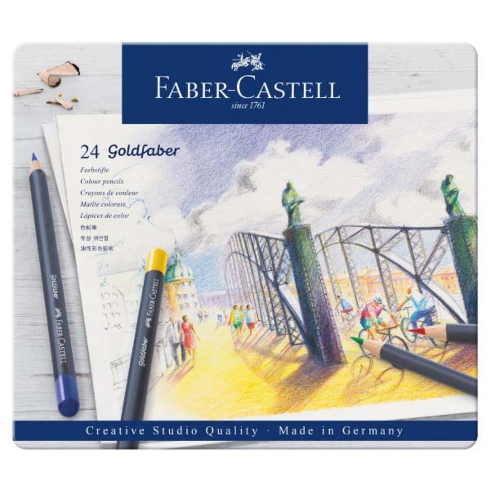 Faber-Castell Faber-Castell Goldfaber Colored Pencil Set, 24