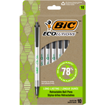 Bic Bic ReVolution Recycled Pens 1.0mm Retractable 10 Pack