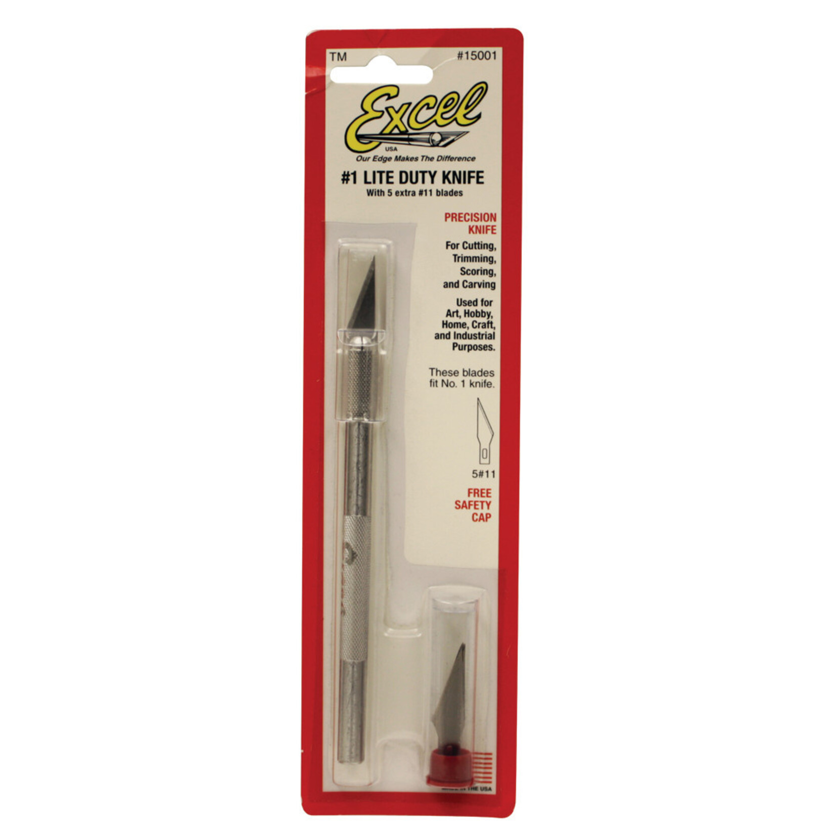 Excel Excel Light Duty Knife #1 w/ 5 Blades