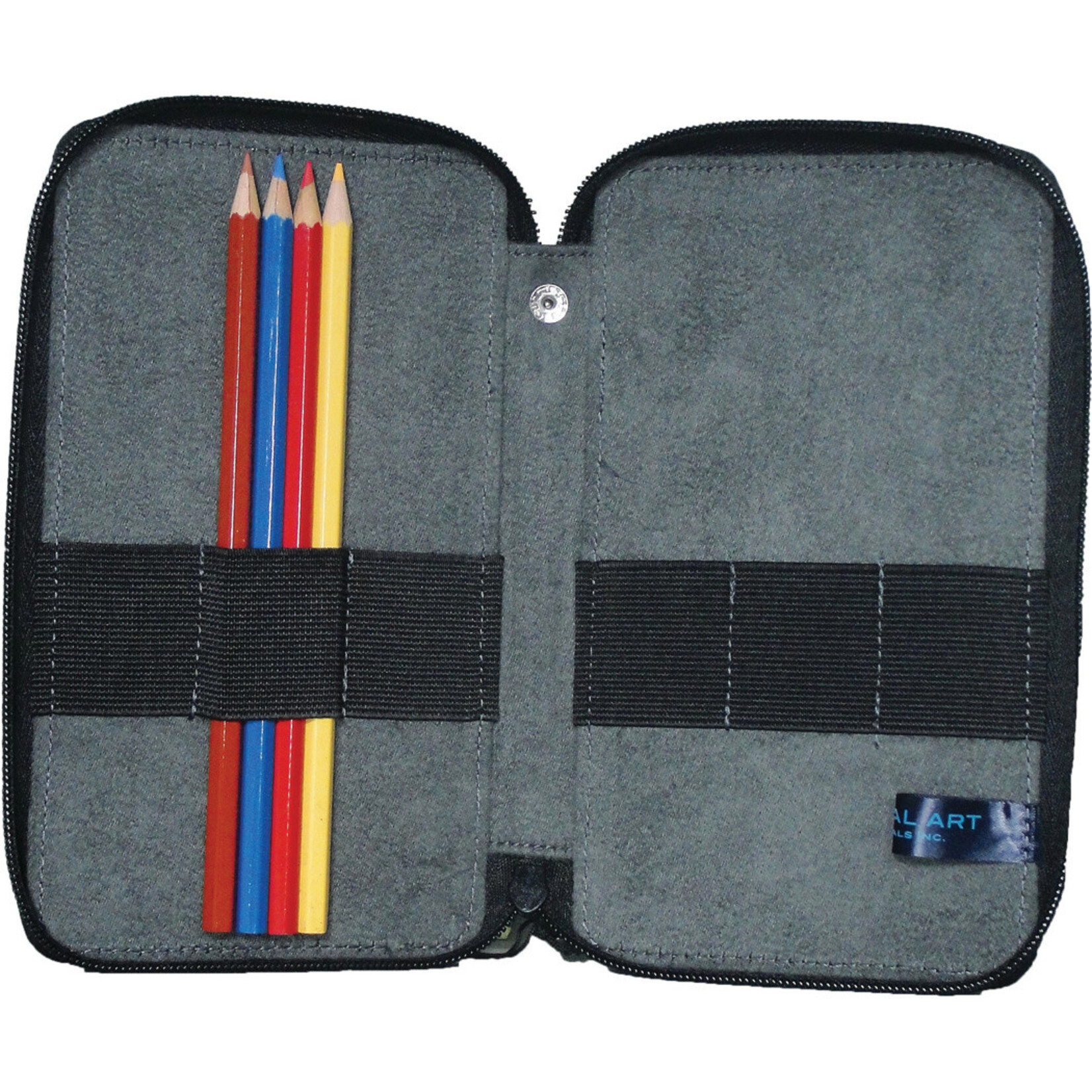 Global Art Materials Global Art Canvas Pencil Case 24 Count