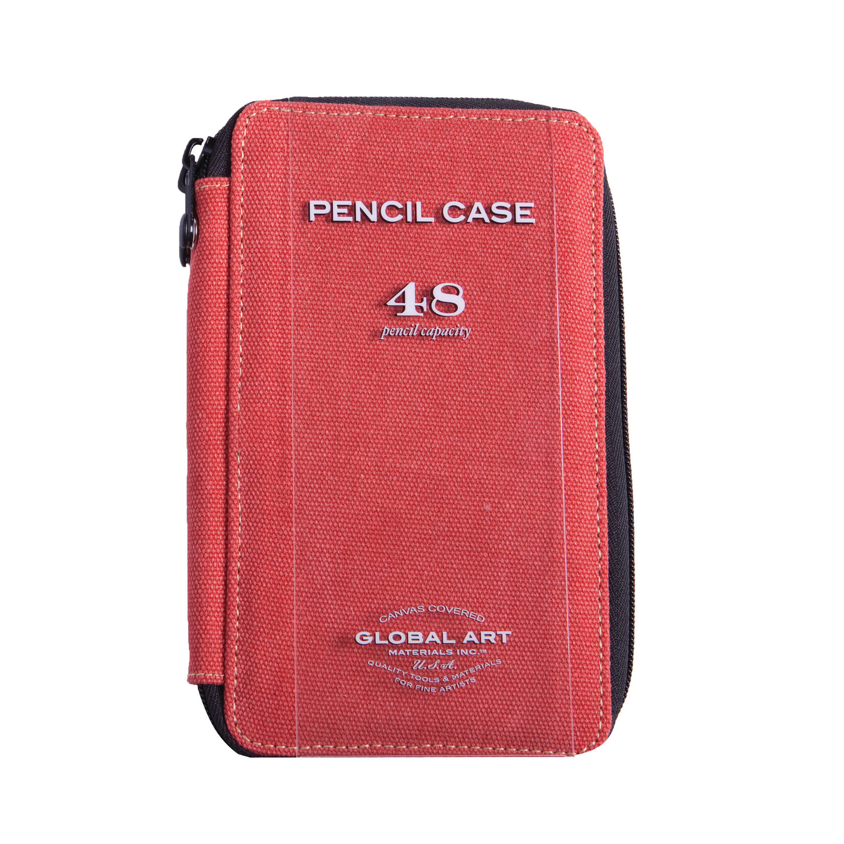 Global Art Materials Global Art Canvas Pencil Case 48 Count