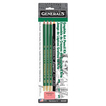 General Pencil GRAPHITE DRAWING PENCIL 5PC SET