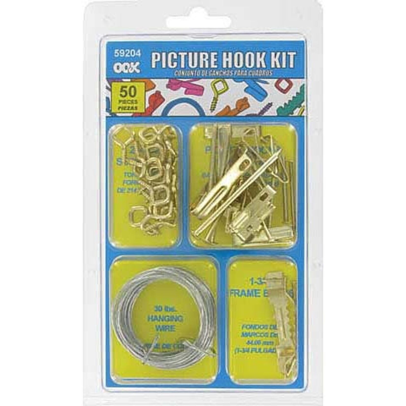 Ook Ook Picture Hook Kit, 50 Piece