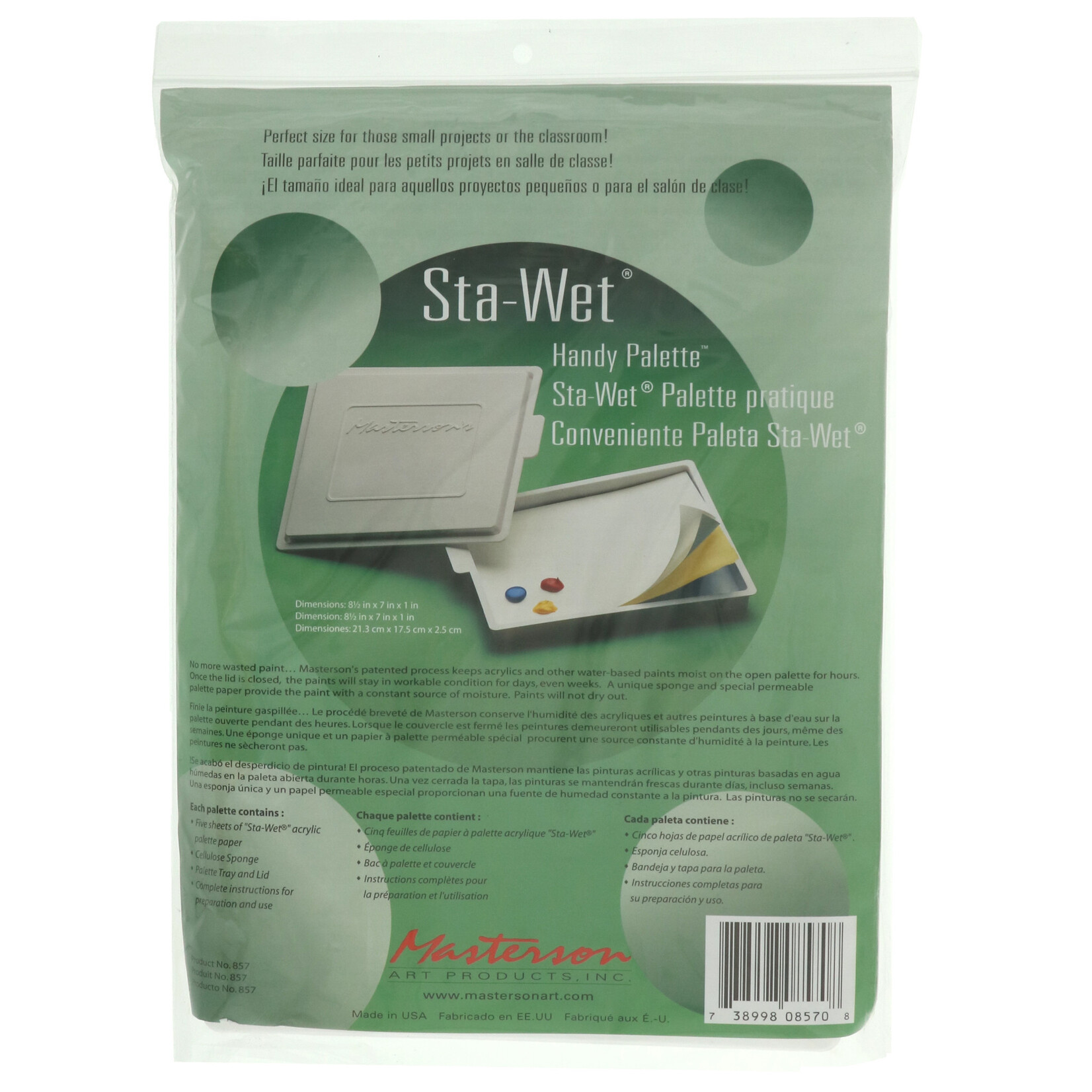 Masterson Sta-Wet Palette