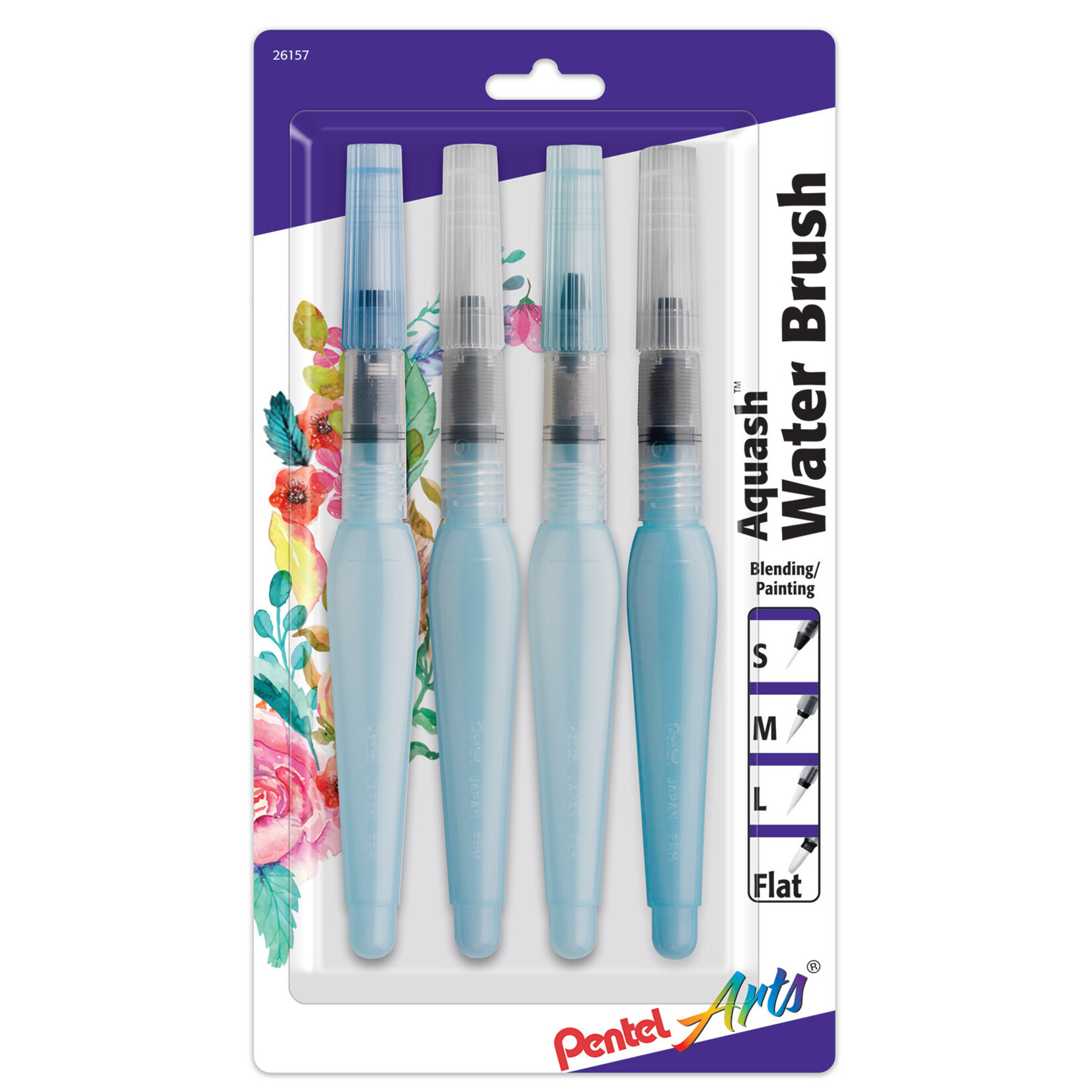 Pentel Aquash Assorted 4 Pack