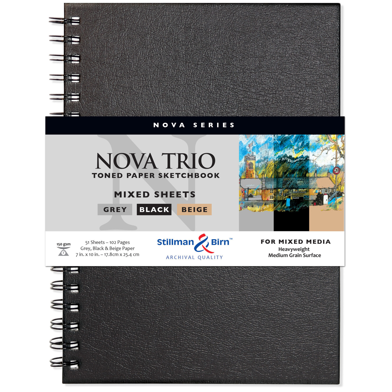 Stillman & Birn Nova Trio Wirebound Sketchbook