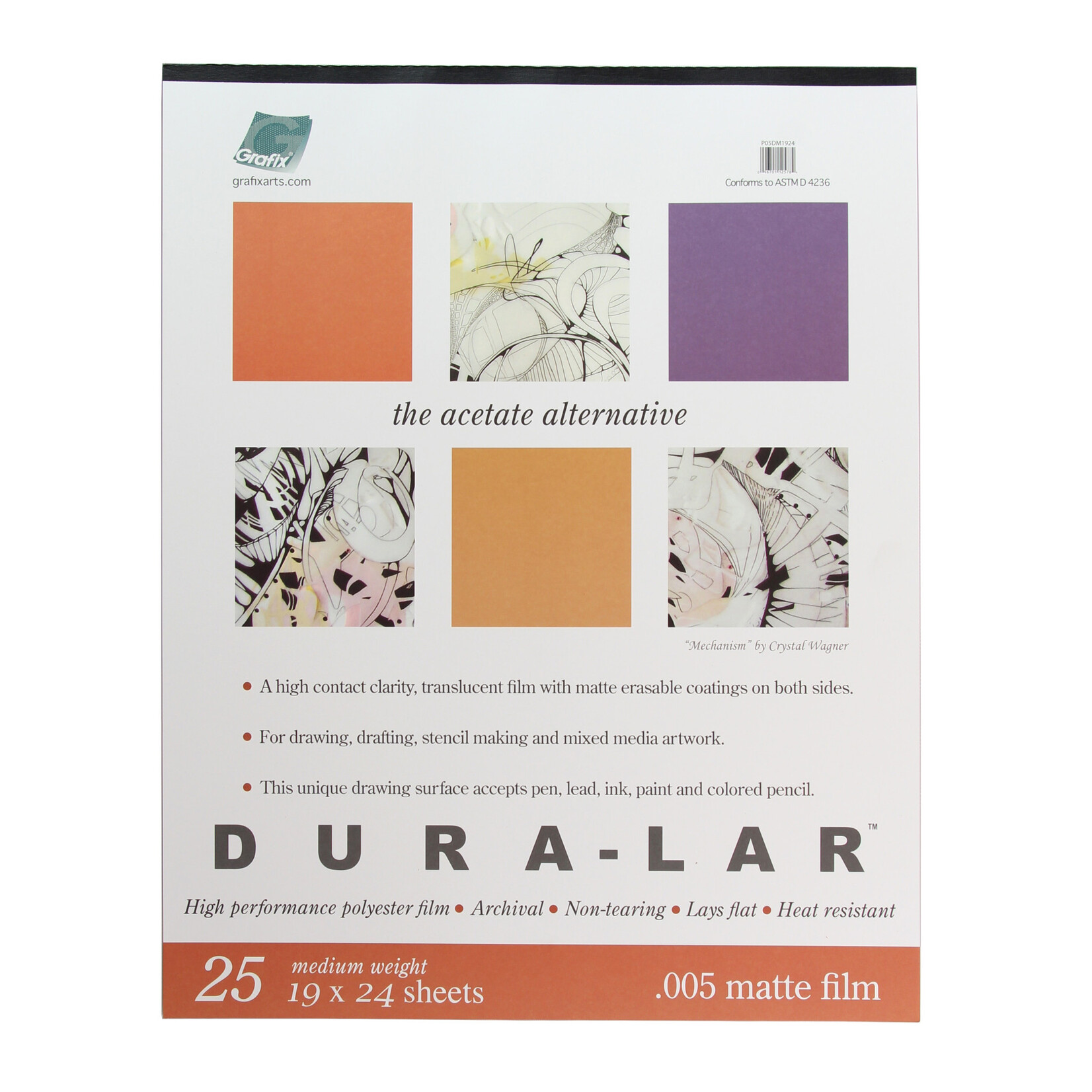 Grafix Grafix Matte Dura-Lar .005 Pad