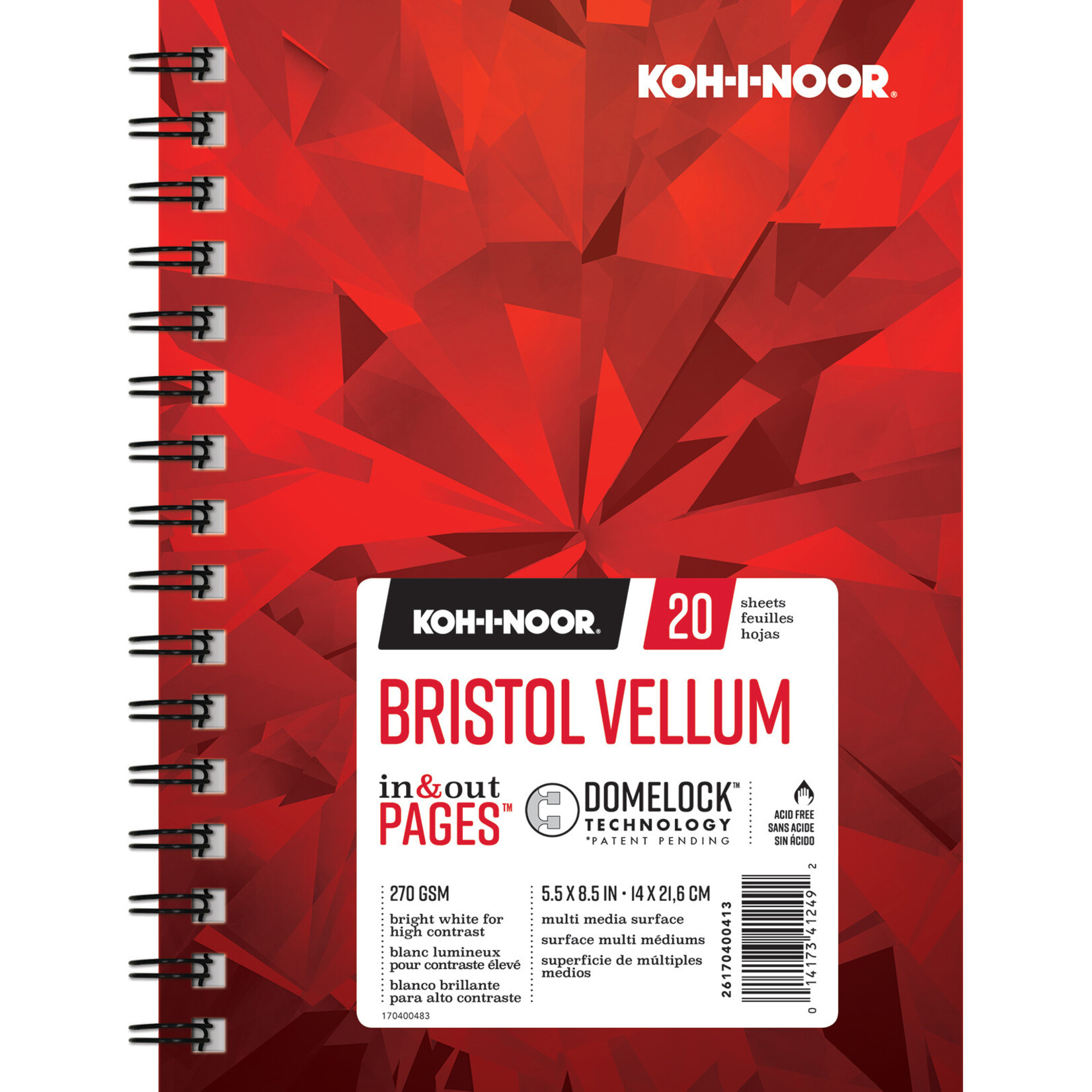 Chartpak Koh-I-Noor Bristol Vellum Pad