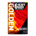 Golden Golden Heavy Body Acrylic 6 Color 22ml Set