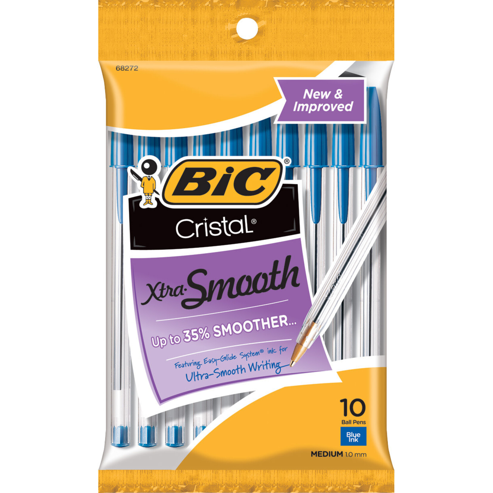 Bic Bic Cristal Ballpoint Pen Blue 10Pk