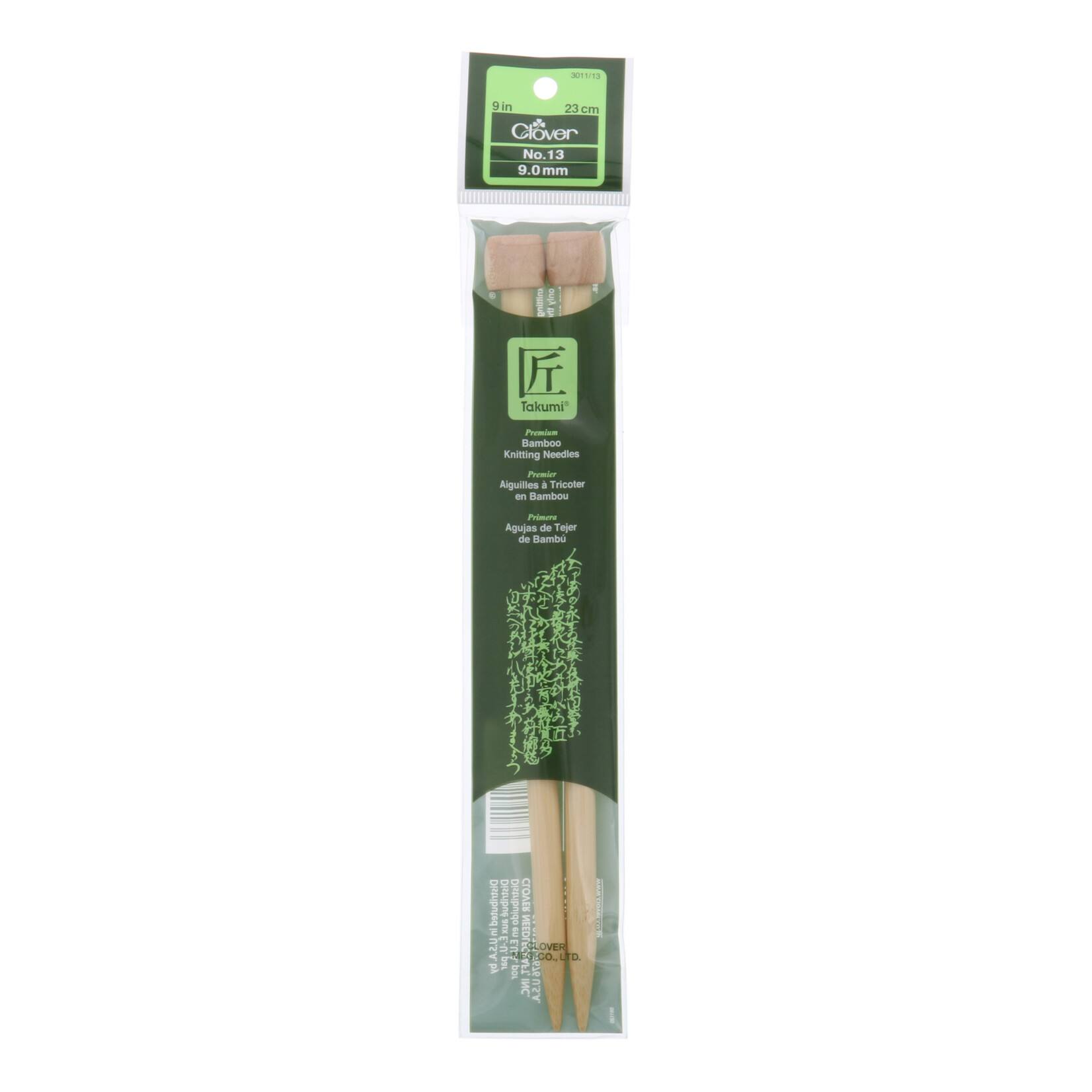 Clover Clover Takumi Single Point Knitting Needles 9"