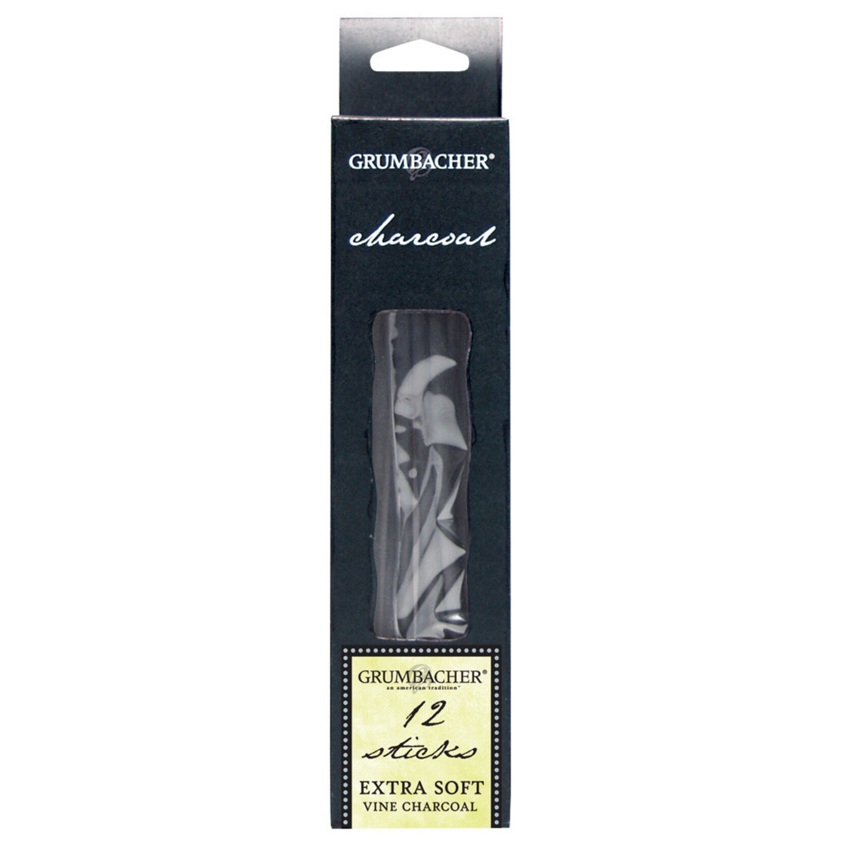 Grumbacher Grumbacher Vine Charcoal, 12 Pack