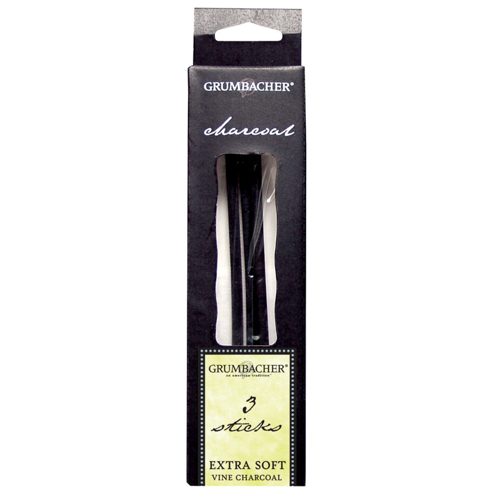Grumbacher Grumbacher Vine Charcoal, 3 Pack