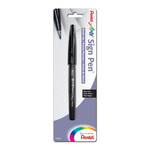 Pentel Sign Pens with Brush Tip Black