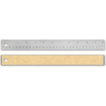 Alumicolor Alumicolor Steel Cork Ruler, 18"