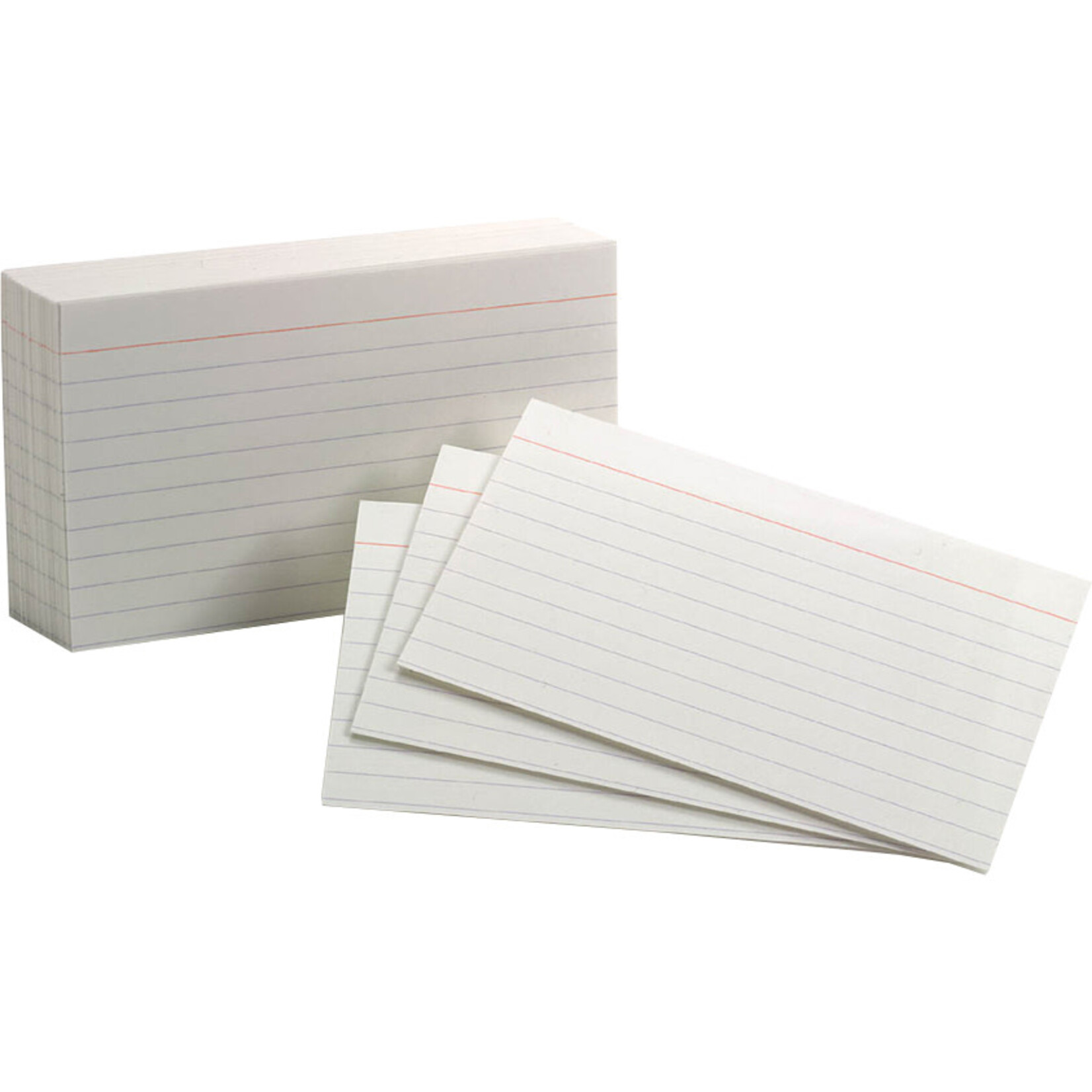 Oxford Oxford White Ruled Index Cards