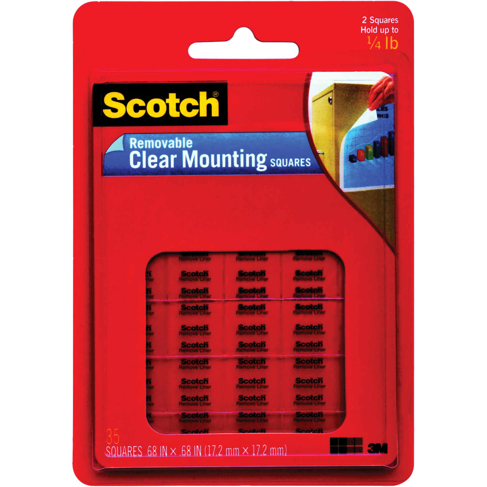 3M Scotch Removable Mount Square