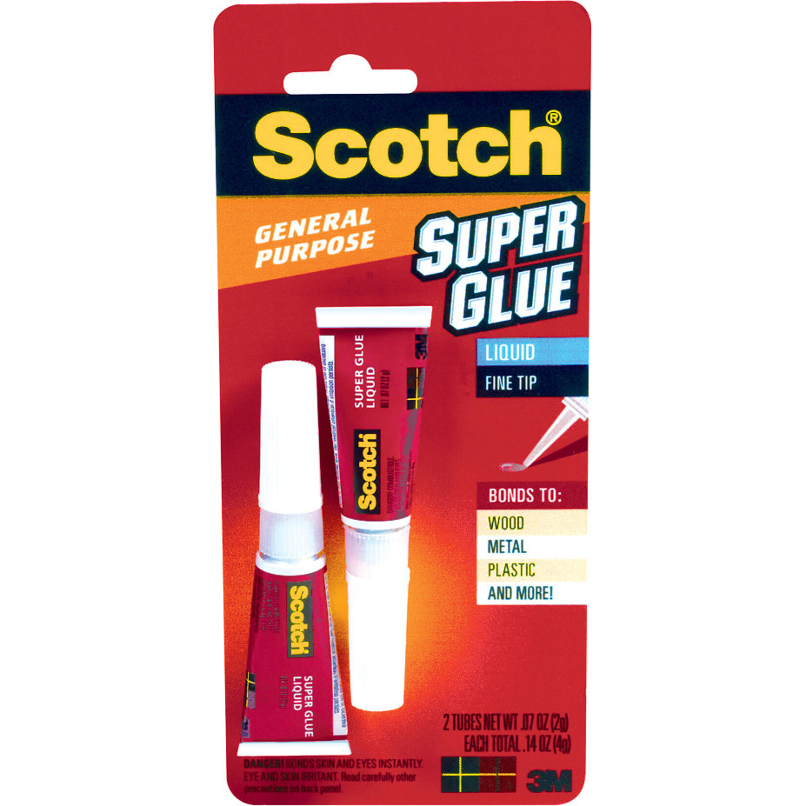 3M Scotch Super Glue Liquid Clear