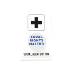 Word for Word Factory EQUAL RIGHTS MATTER Pinback Button
