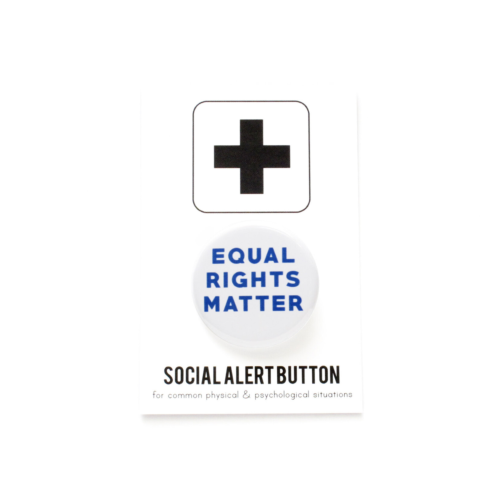 Word for Word Factory EQUAL RIGHTS MATTER Pinback Button