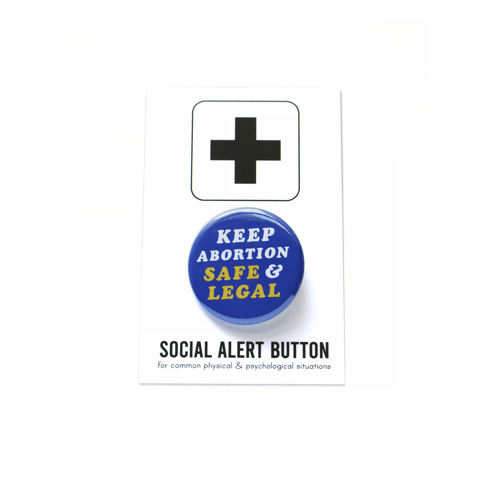 Word for Word Factory KEEP ABORTION SAFE & LEGAL Pinback Button