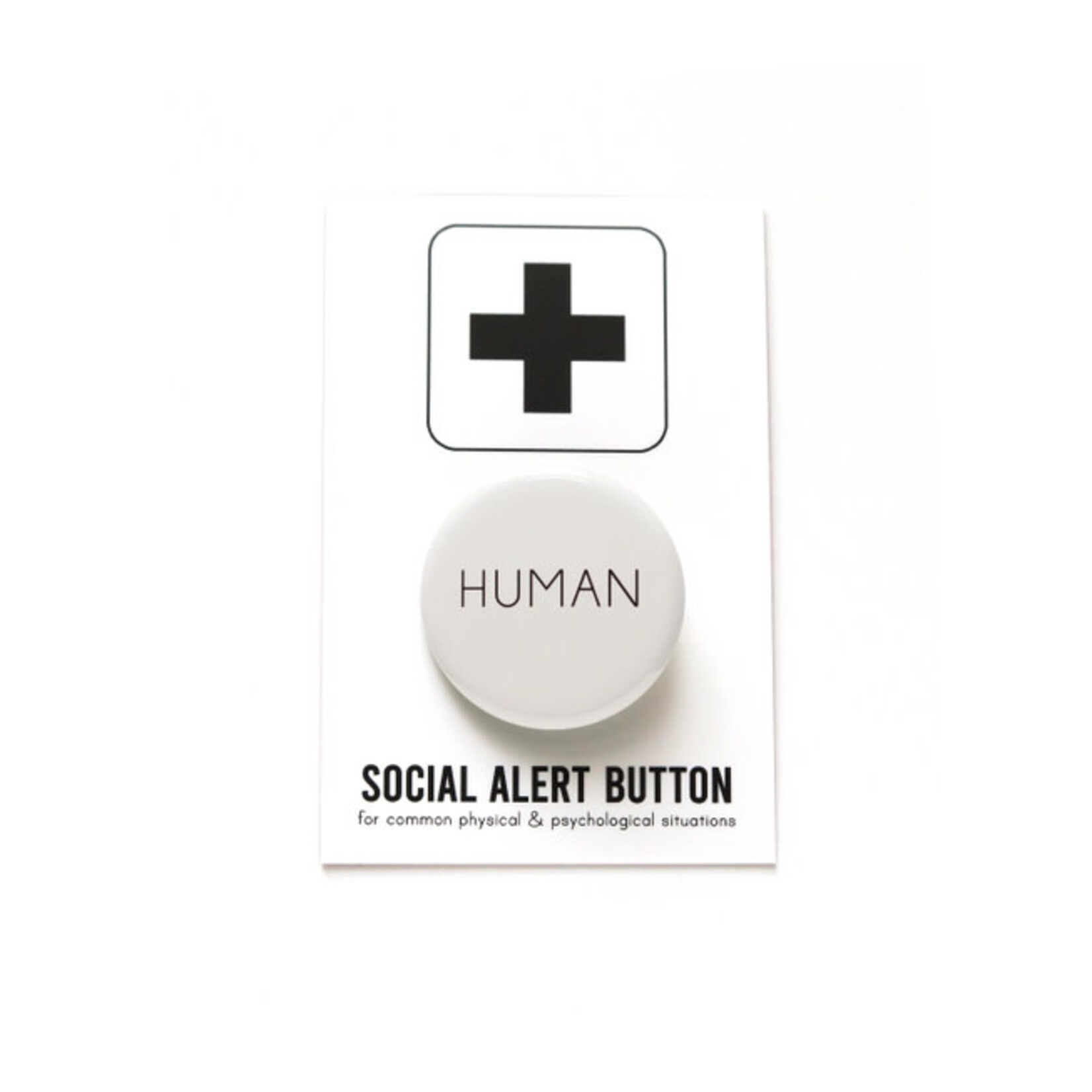 Word for Word Factory HUMAN Pinback Button
