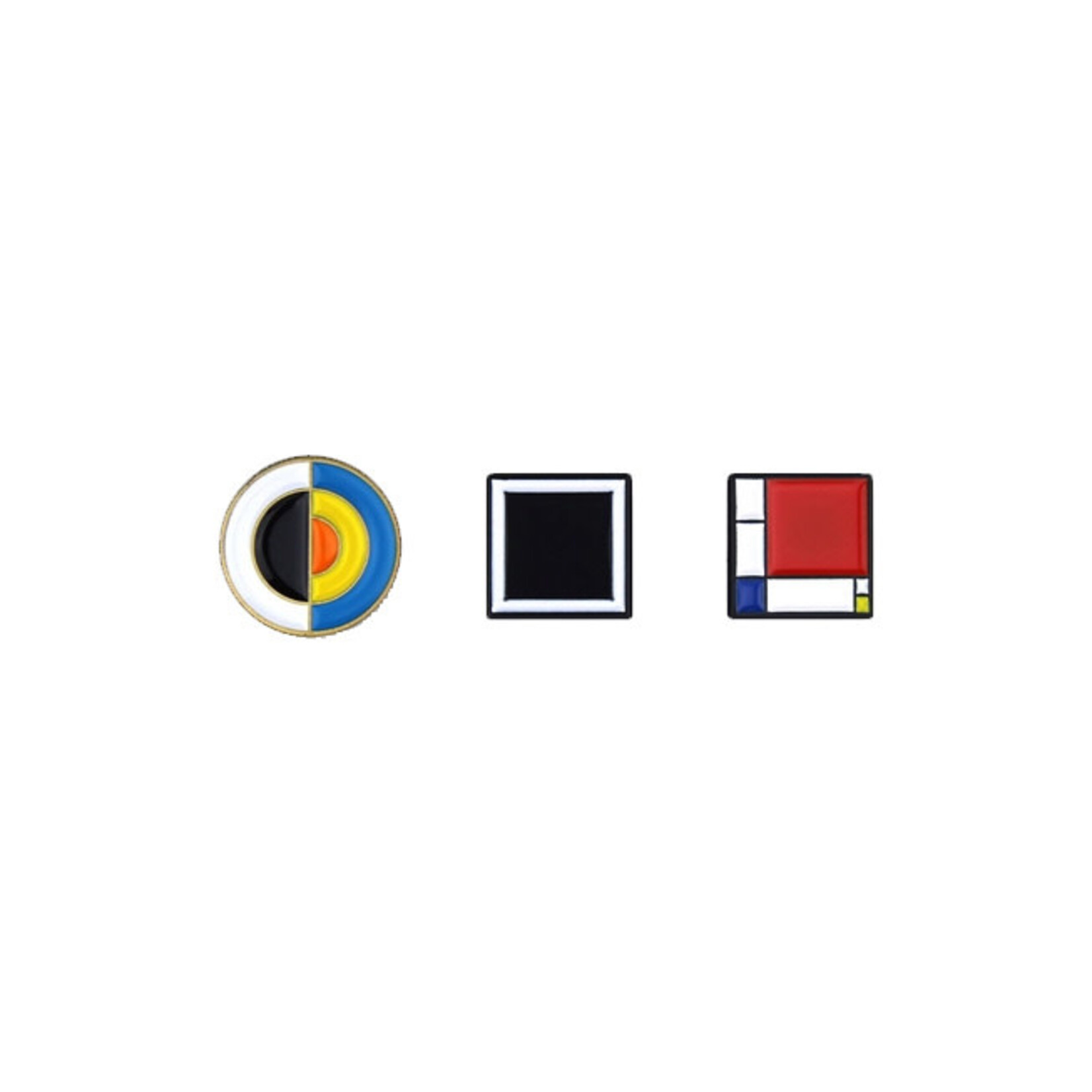Pin Museum Abstract Set of 3 - Pin Museum Pin