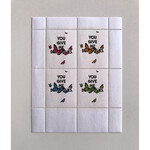 Portland Stamp Company Butterflies Sheet of Stamps