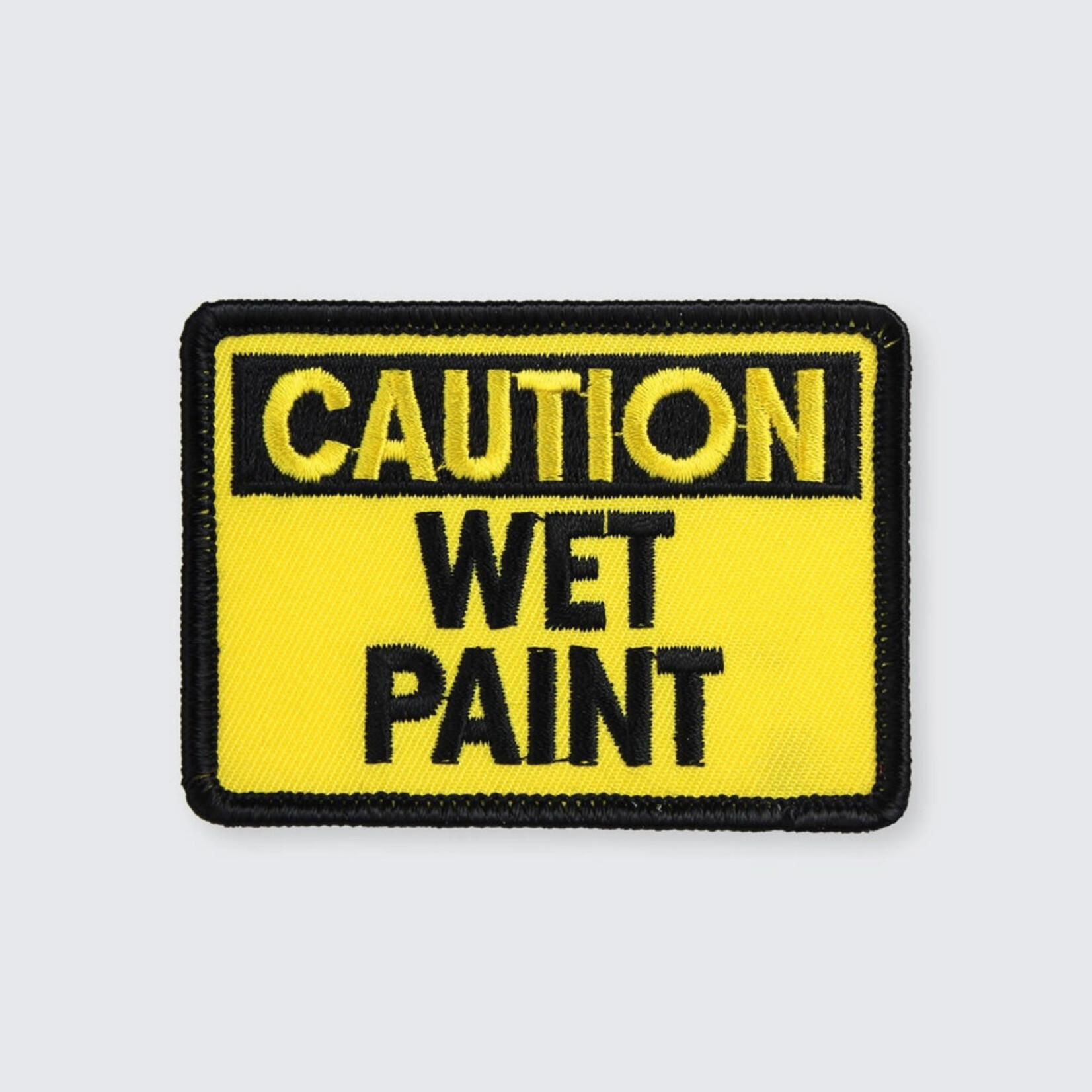 Pin Museum Caution Wet Paint-Pin Museum Patch