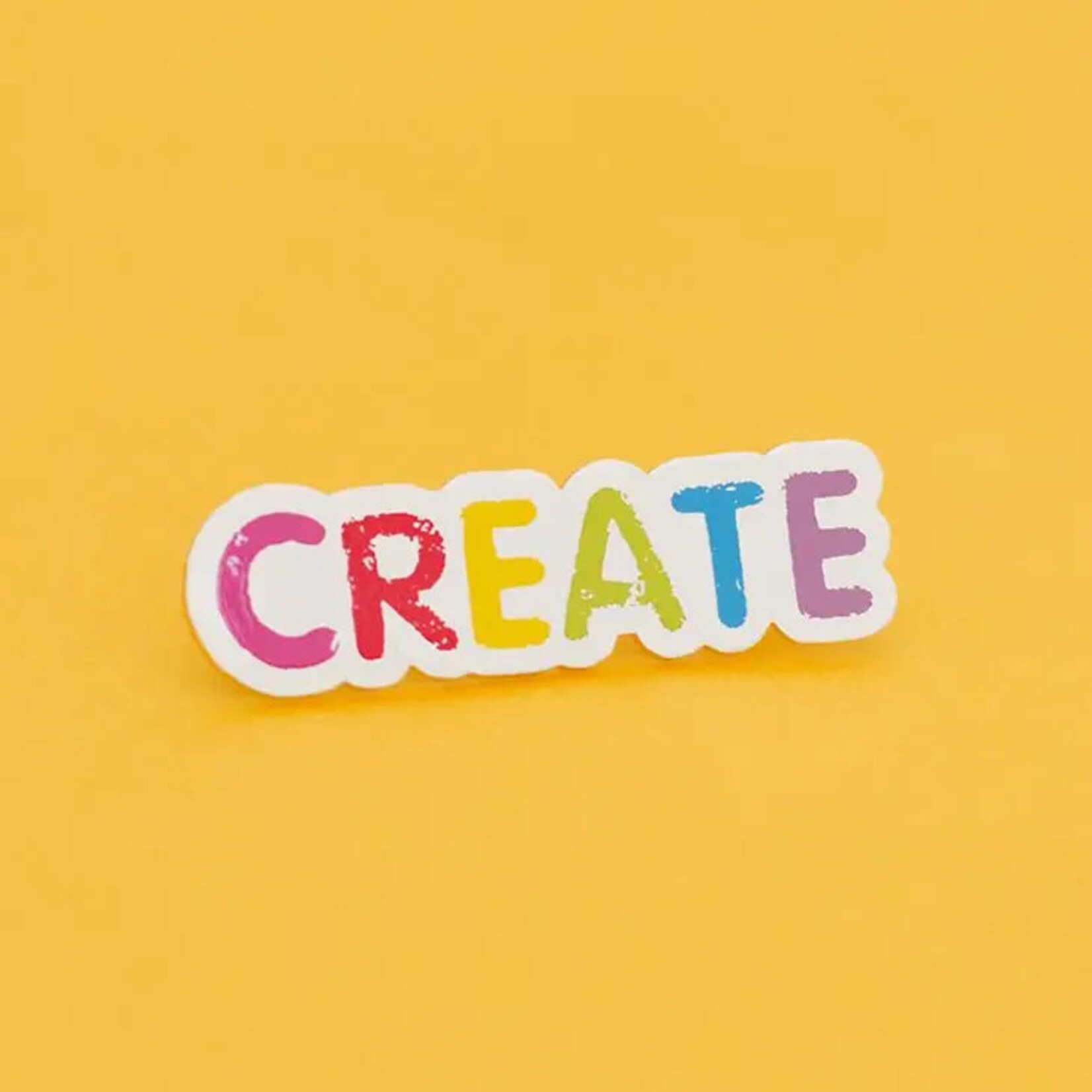 Gray Muse CREATE Enamel Pin