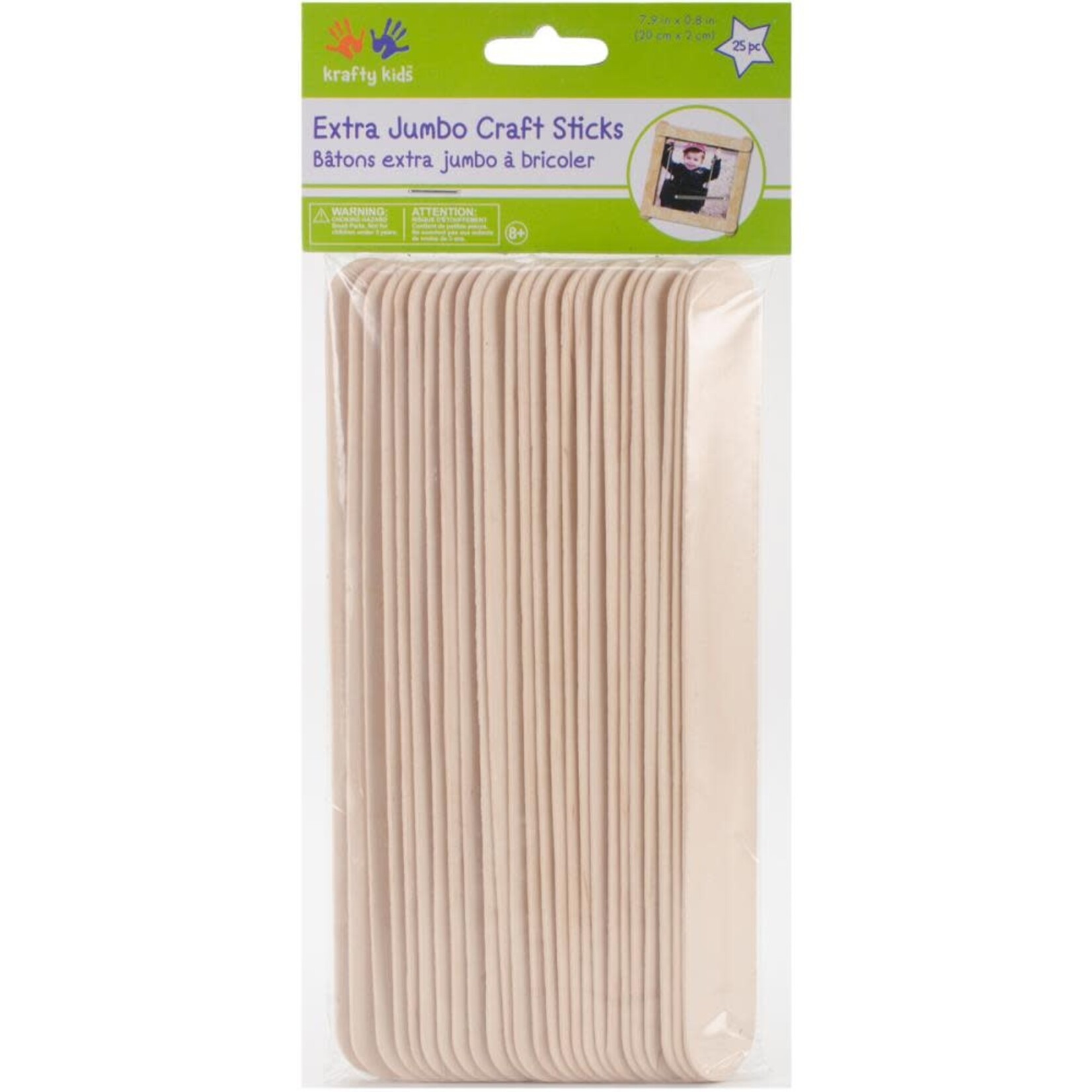 Krafty Kids Extra Jumbo Craft Sticks