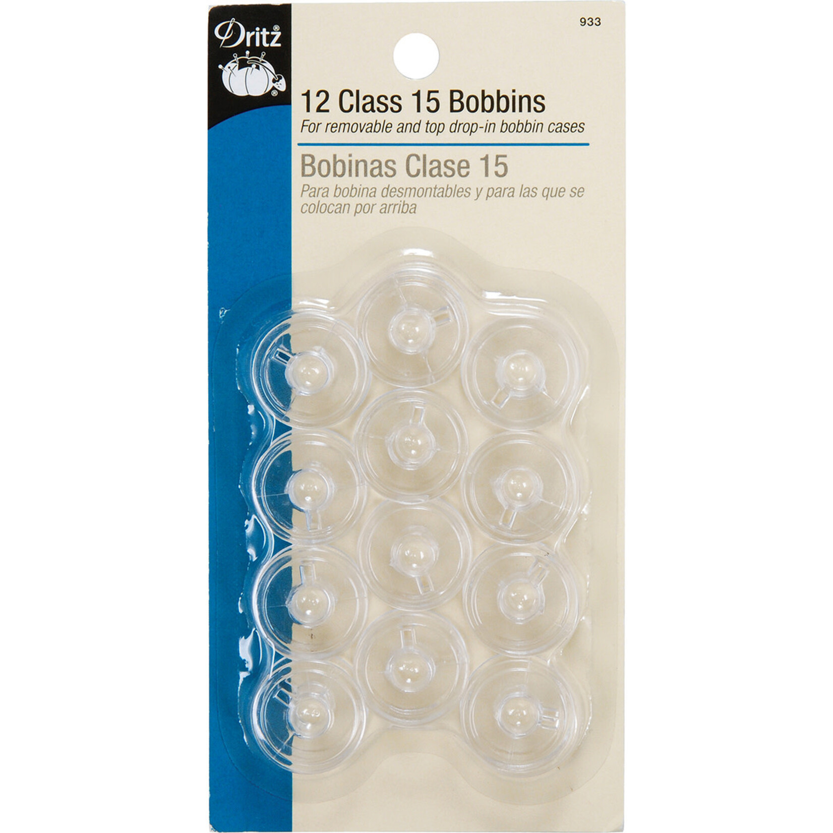 Dritz Dritz Class 15 Bobbins 12/Pkg