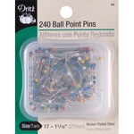Dritz Dritz Color Ball Point Pins 1-1/16" 240/Pkg