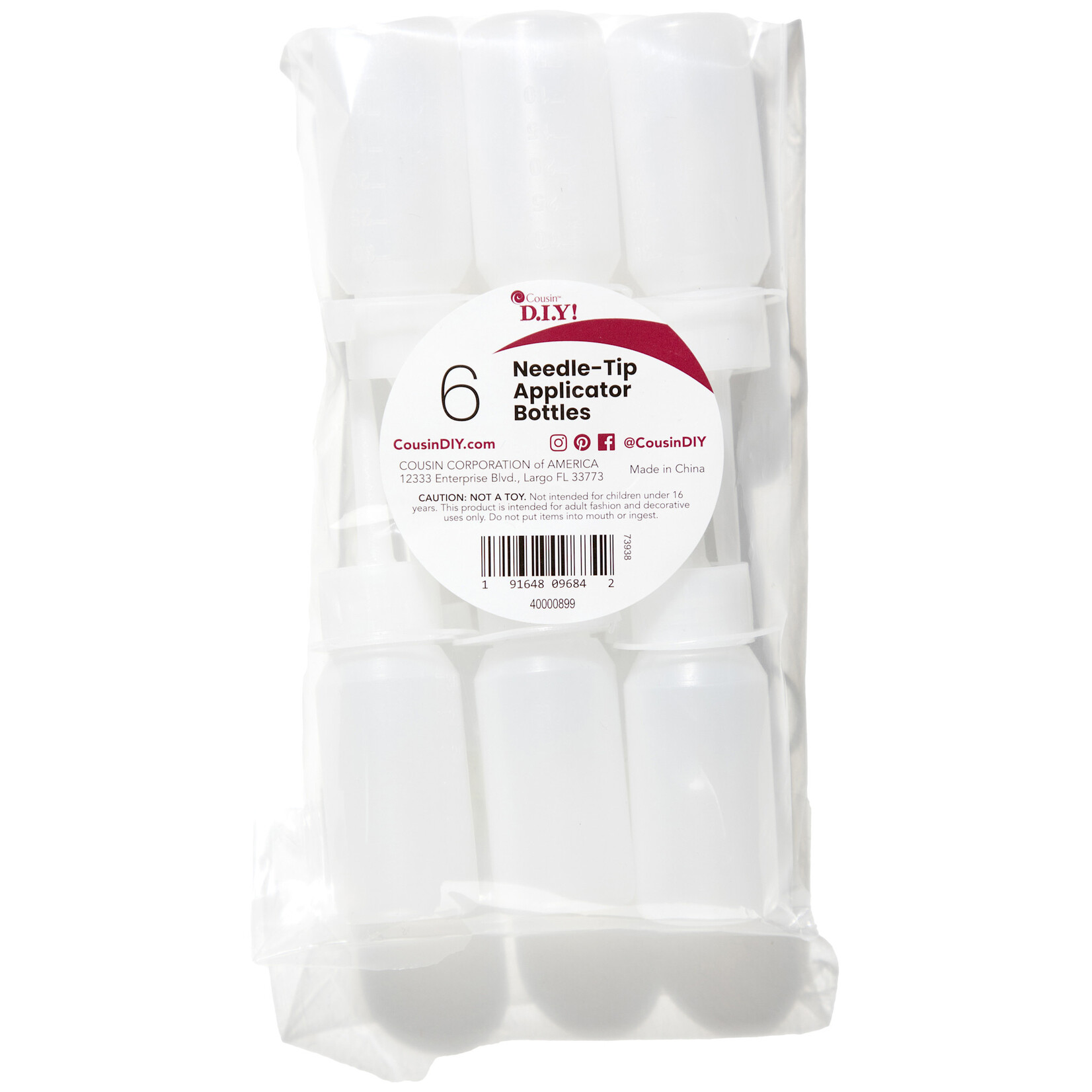 Cousin Needle Tip Applicator Bottles