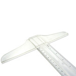 C-Thru Westcott T-Square, Clear 18"