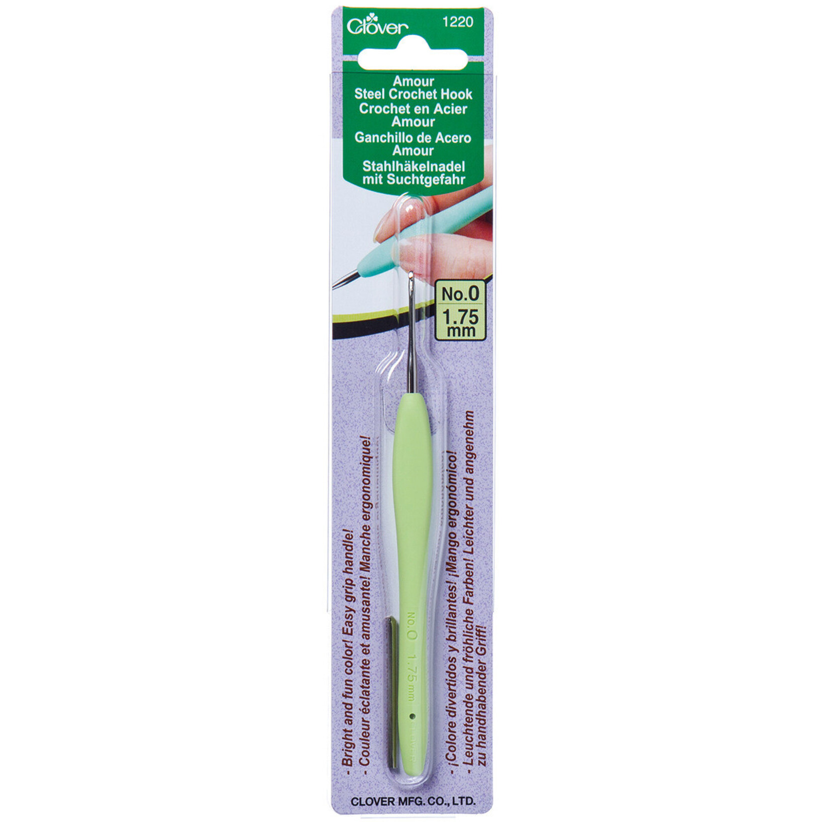 Clover Clover Amour Steel Crochet Hook