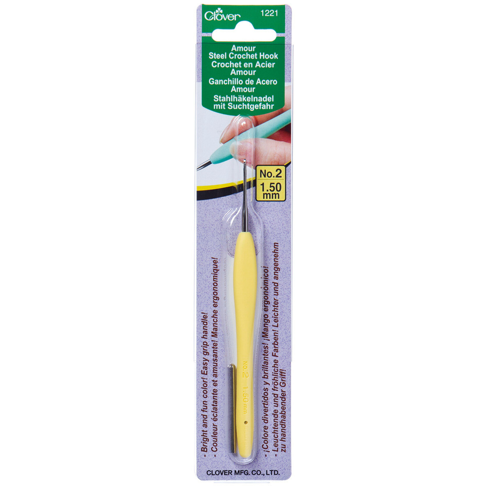 Clover Clover Amour Steel Crochet Hook