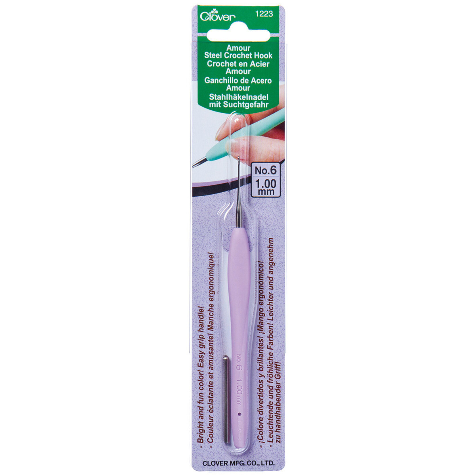 Clover Clover Amour Steel Crochet Hook