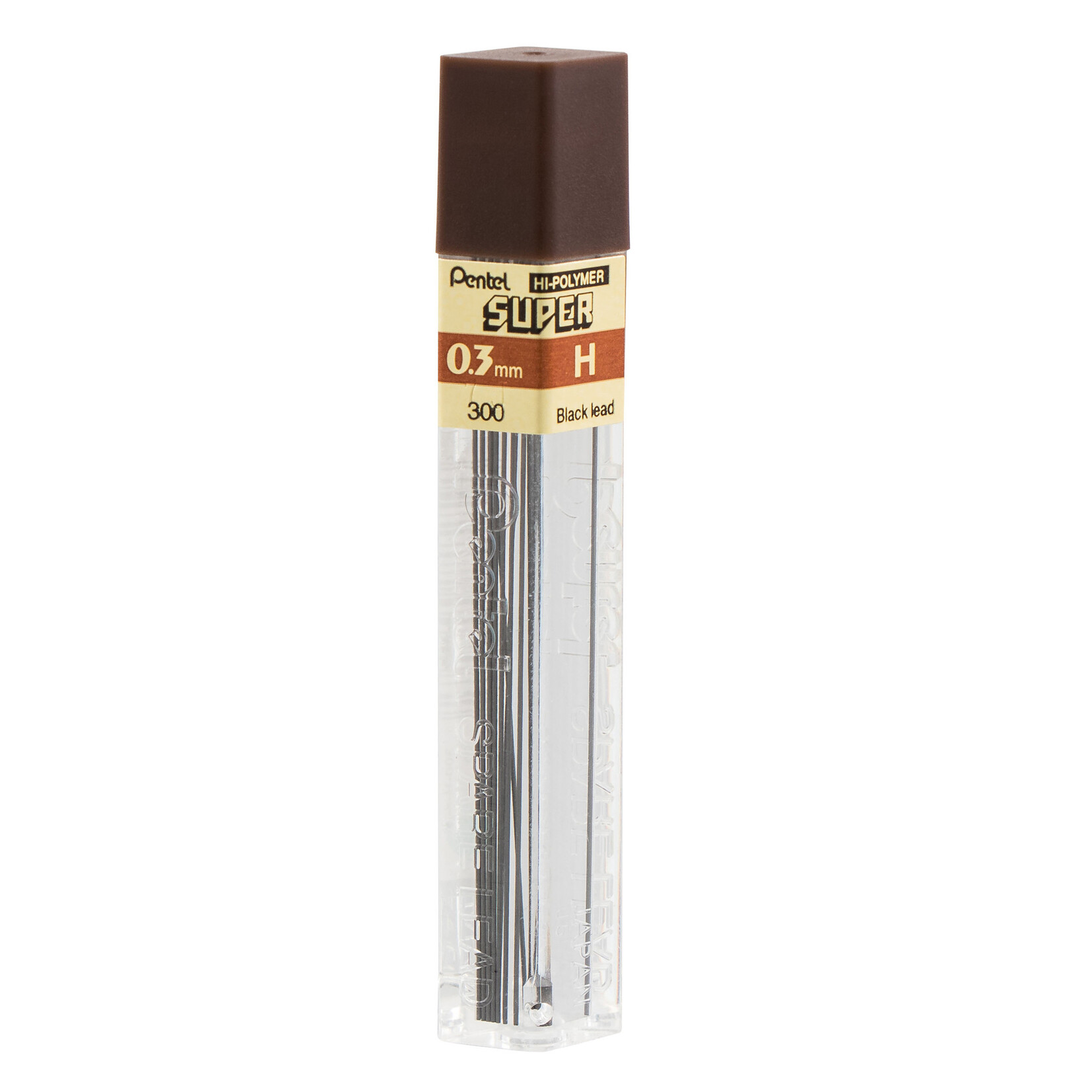 Pentel Hi-Polymer Refill Lead, 12 Count