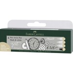 Faber-Castell Faber-Castell Pitt Artist Pen Wallet 4-Color